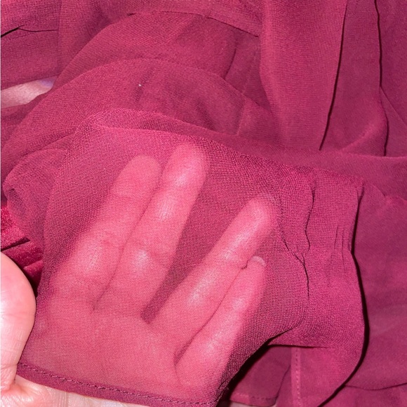 NWOT Birdy Grey Grace Convertible Dress in Chiffon Cabernet - Picture 12 of 14